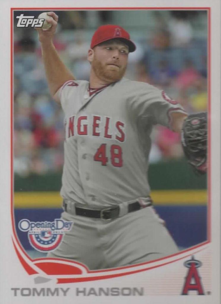 Tommy Hanson #36 Baseball Cards 2013 Topps Opening Day