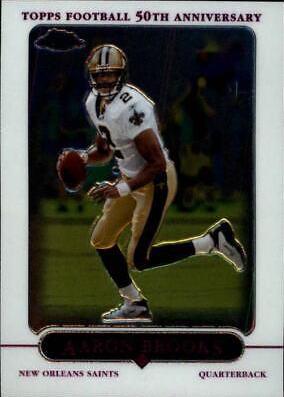 Aaron Brooks #7 Football Cards 2005 Topps Chrome