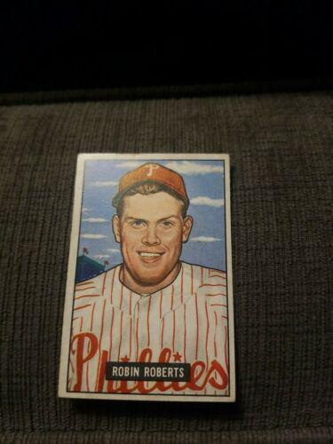 Robin Roberts #3 Baseball Cards 1951 Bowman