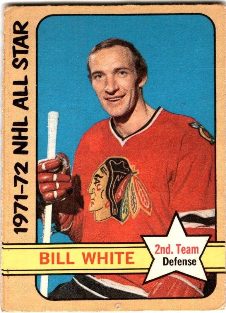 Bill White #248 Hockey Cards 1972 O-Pee-Chee