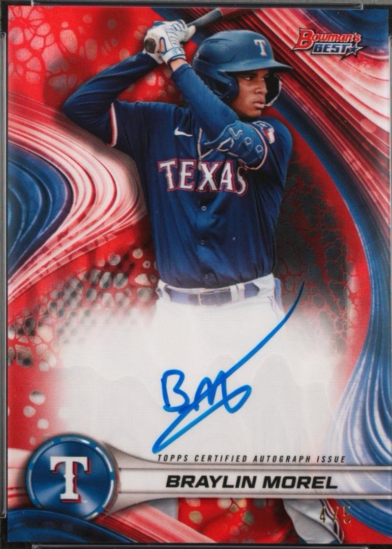 Braylin Morel [Red Lava Refractor] #B24-BMO