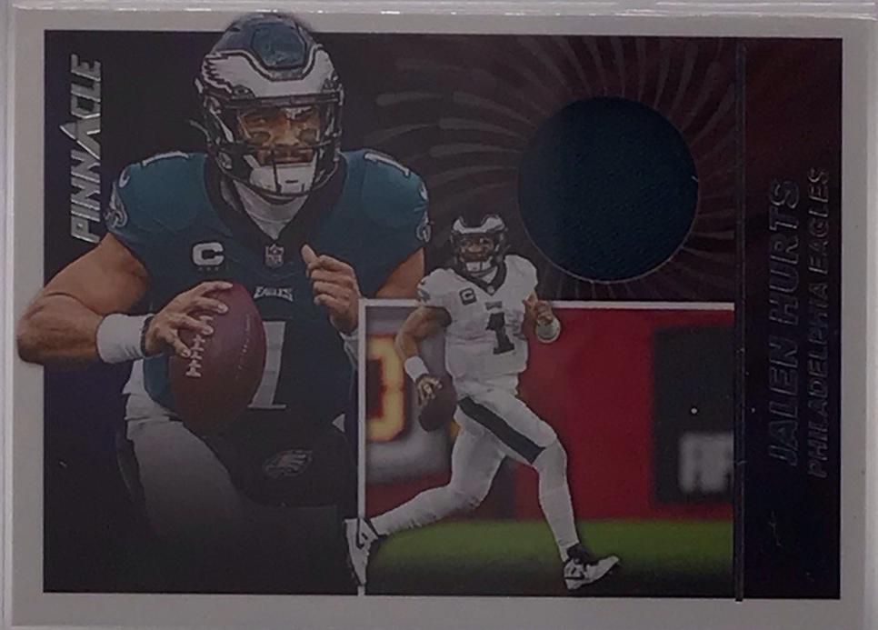 Jalen Hurts #PJ-JHS Football Cards 2024 Panini Encore Pinnacle Jersey