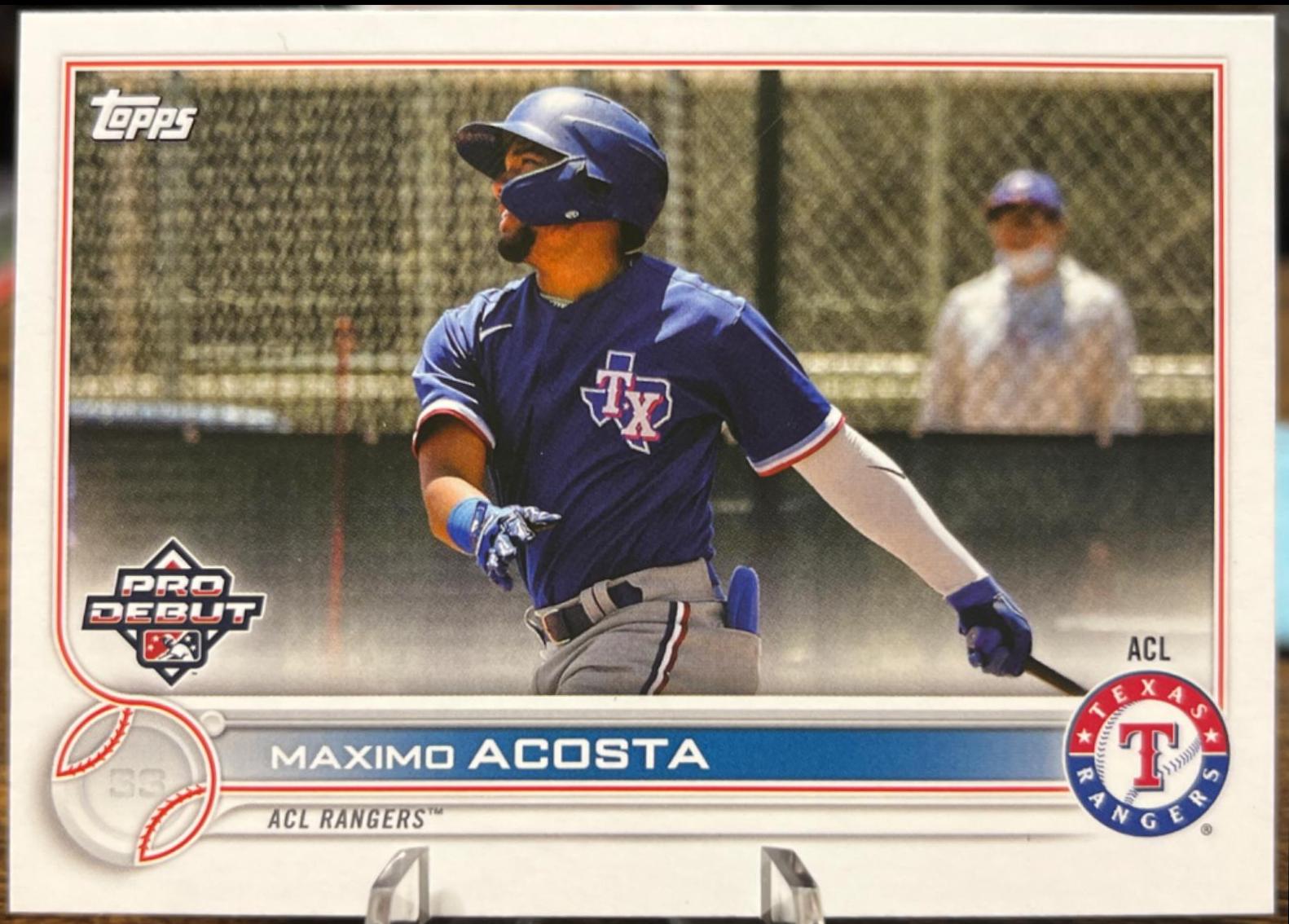 Maximo Acosta #PD-151 Baseball Cards 2022 Topps Pro Debut