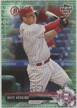 Rhys Hoskins #TH-RH 2017 Topps Holiday Bowman Baseball