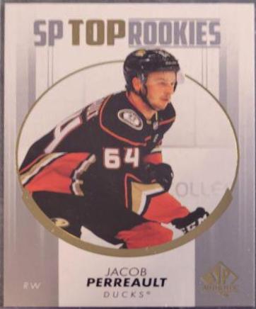 Jacob Perreault #TR-12 Hockey Cards 2022 SP Authentic Top Rookies
