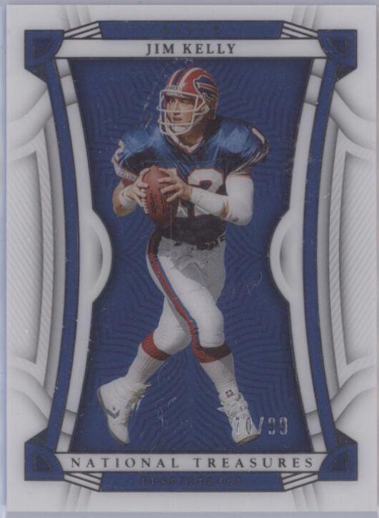 Jim Kelly #3 Football Cards 2022 Panini National Treasures