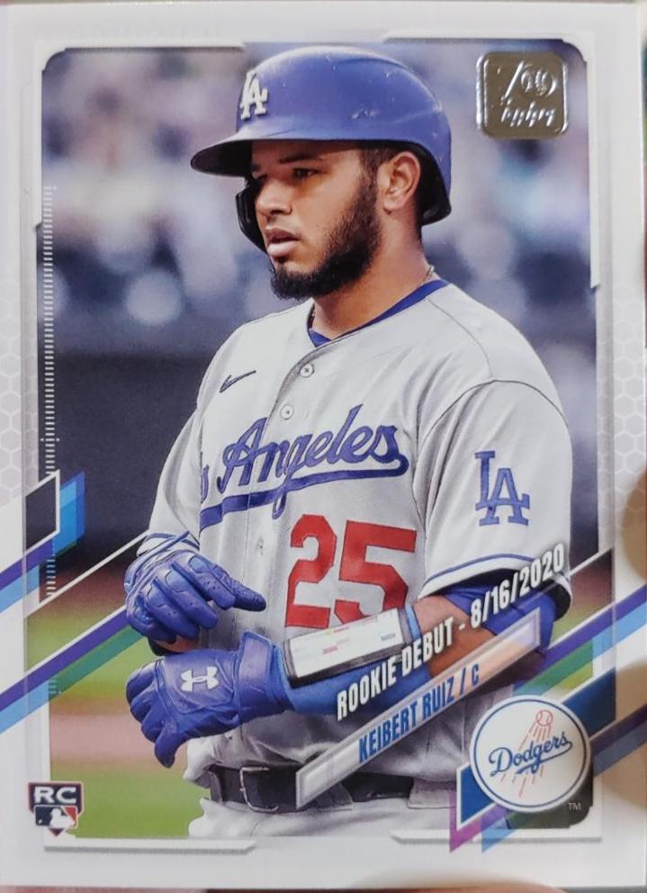Keibert Ruiz #US309 Baseball Cards 2021 Topps Update