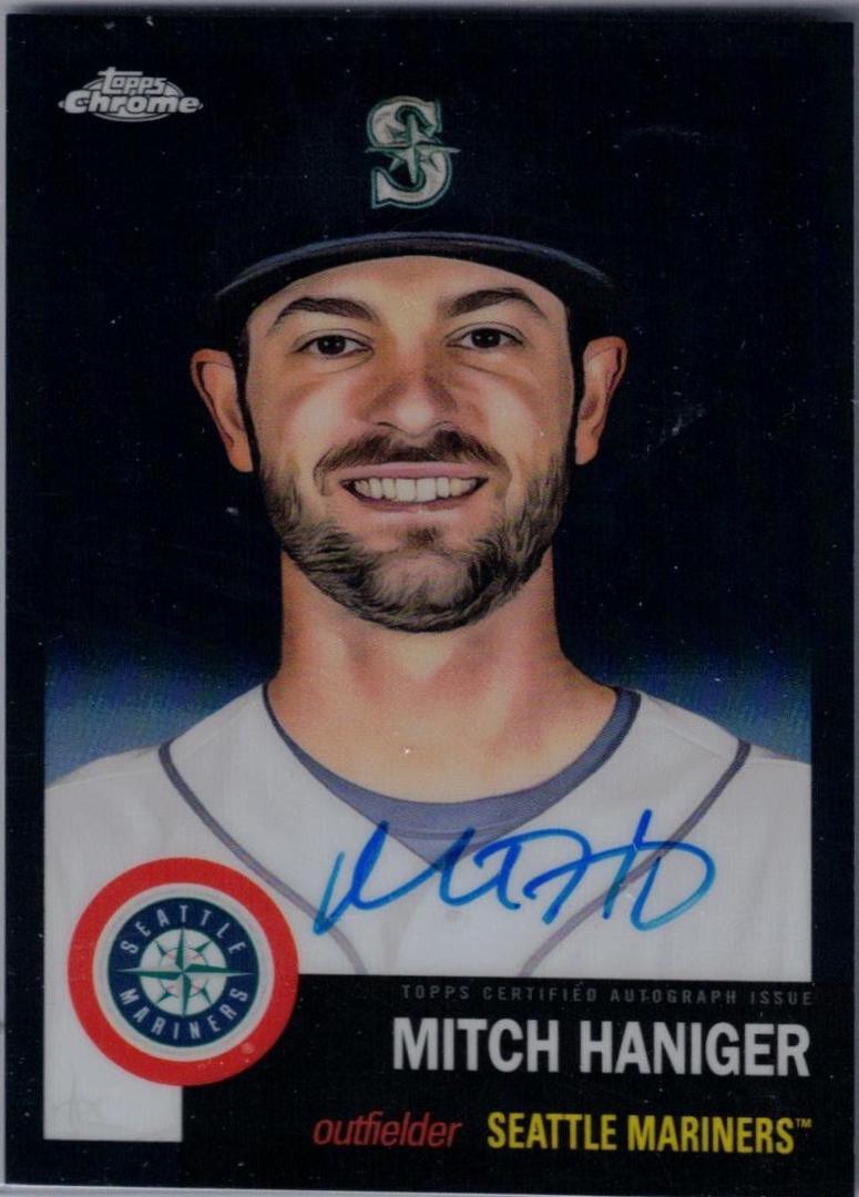 Mitch Haniger [Black Refractor] #CPA-MH