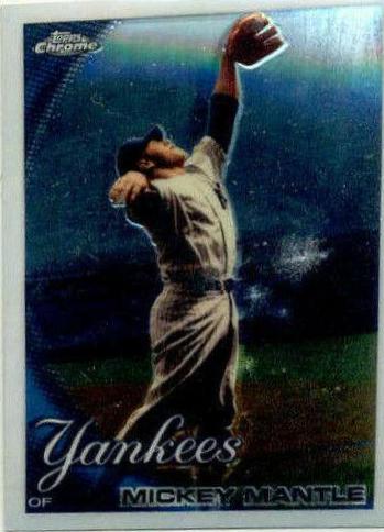 Mickey Mantle #7 Baseball Cards 2010 Topps Chrome