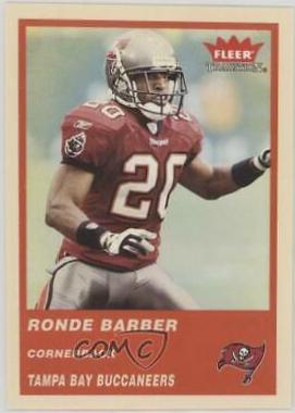Ronde Barber #322 2004 Fleer Tradition Football