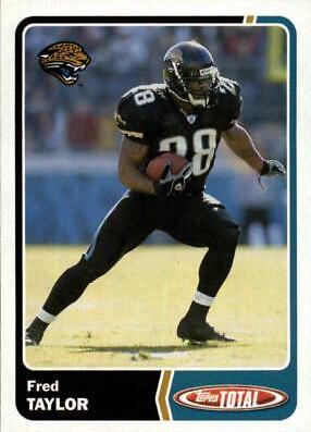 Fred Taylor #16 Football Cards 2003 Topps Total