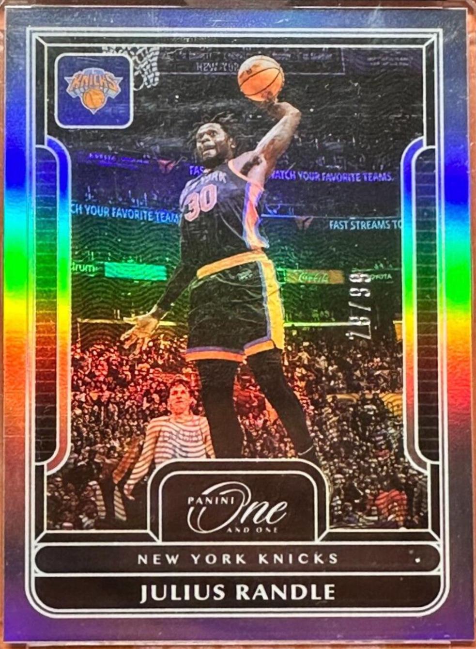 Julius Randle #3 Basketball Cards 2022 Panini One and One