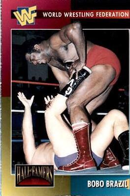 Bobo Brazil #50 Wrestling Cards 1995 WWF Magazine