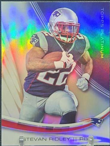 Stevan Ridley #22 Football Cards 2013 Topps Platinum