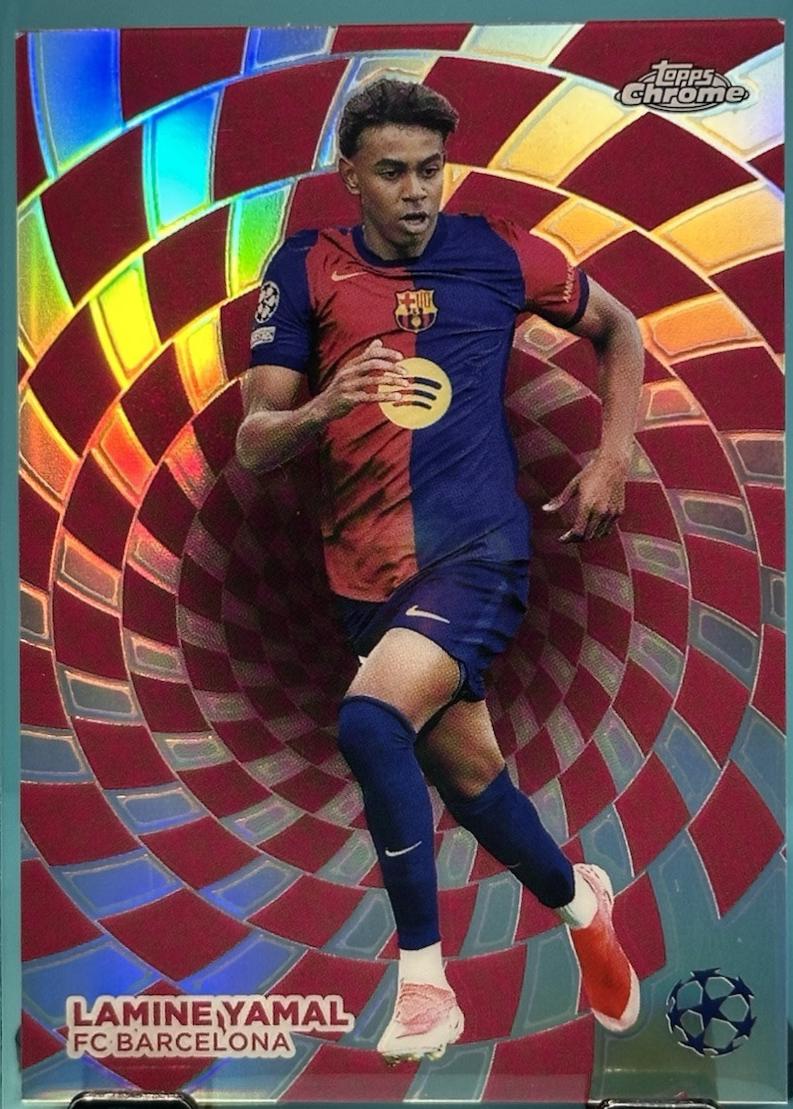 Lamine Yamal #MG-5 Soccer Cards 2024 Topps UEFA Mindgame