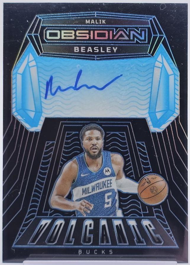 Malik Beasley [Blue Electric Etch] #VS-MLK