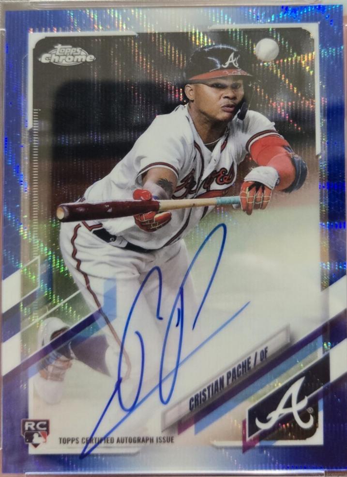 Cristian Pache [Blue Wave Refractor] #RA-CP