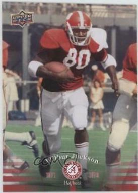 Wilbur Jackson #18 Football Cards 2012 Upper Deck University of Alabama