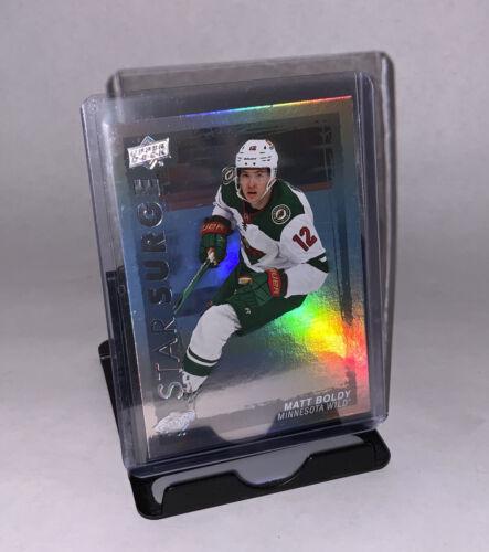 Matt Boldy #SS-20 Hockey Cards 2023 Upper Deck Star Surge