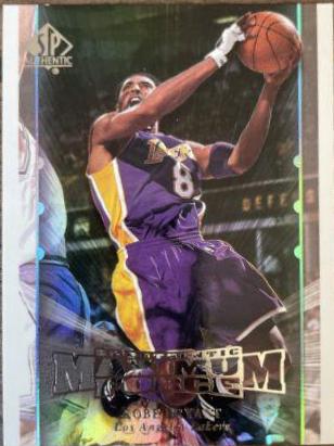 Kobe Bryant #M8 Basketball Cards 2000 SP Authentic Maximum Force