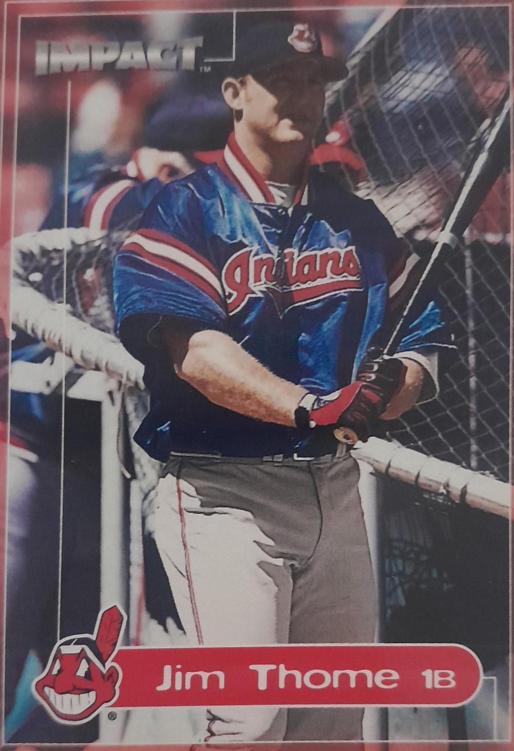 Jim Thome #117 Baseball Cards 2000 Fleer Impact