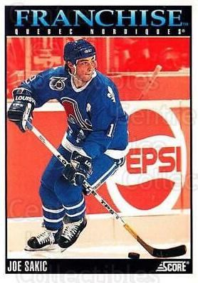 Joe Sakic #434 Hockey Cards 1992 Score