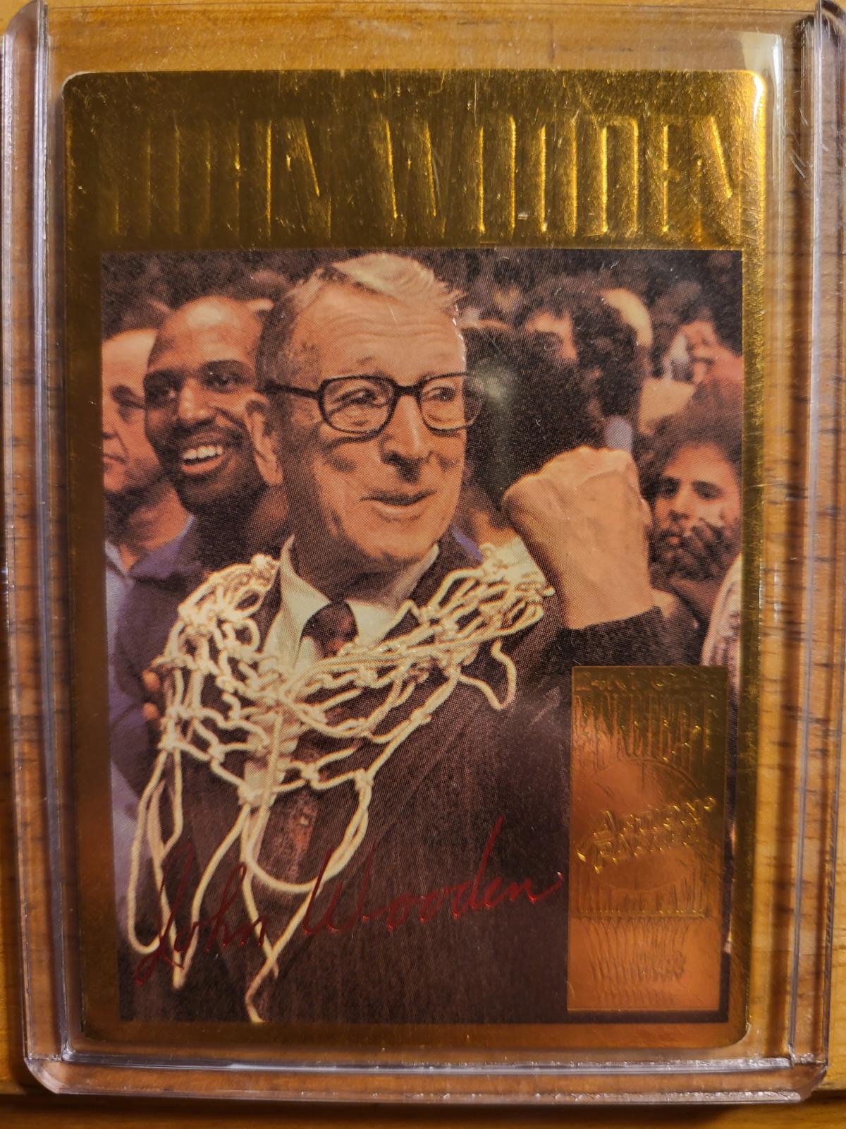 John Wooden #16G Basketball Cards 1993 Action Packed Hall of Fame