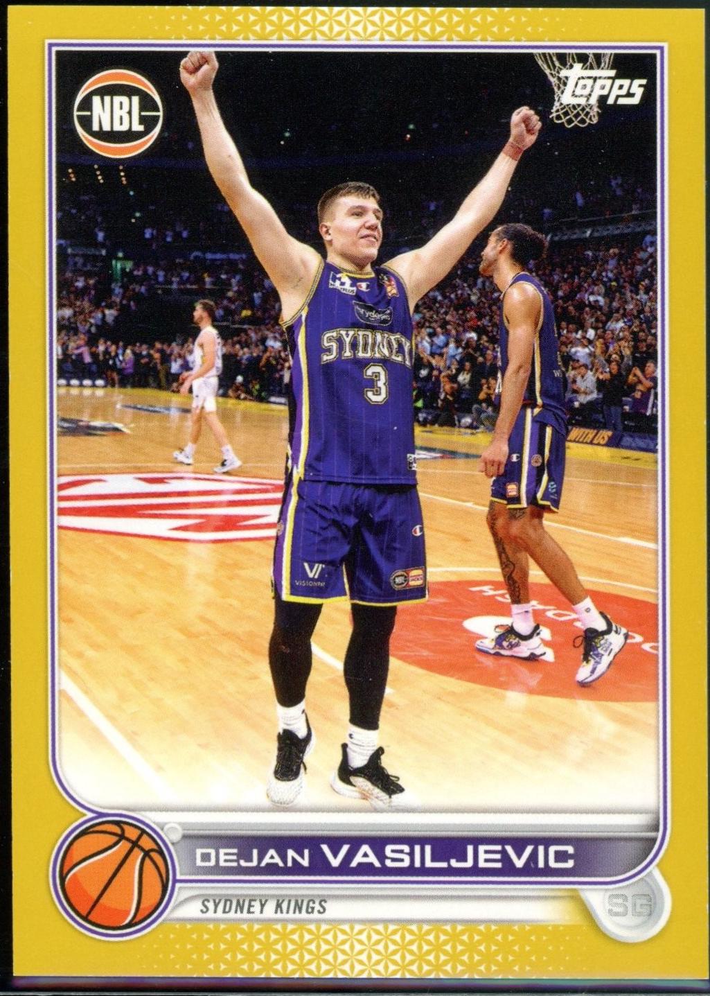 Dejan Vasiljevic #84 2022 Topps National Basketball League