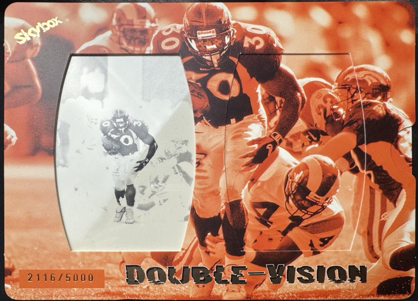 Terrell Davis #27 1998 Skybox Double Vision Football