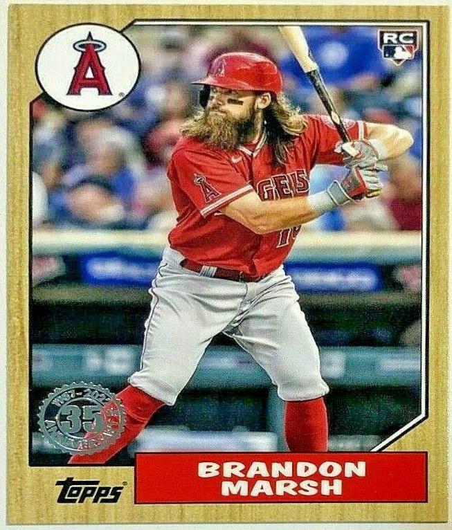 Brandon Marsh #T87-67 Baseball Cards 2022 Topps 1987