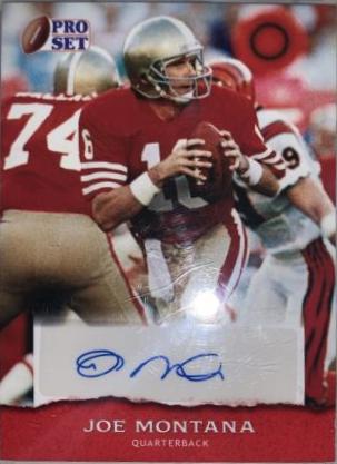Joe Montana [Red] #BA-JM3