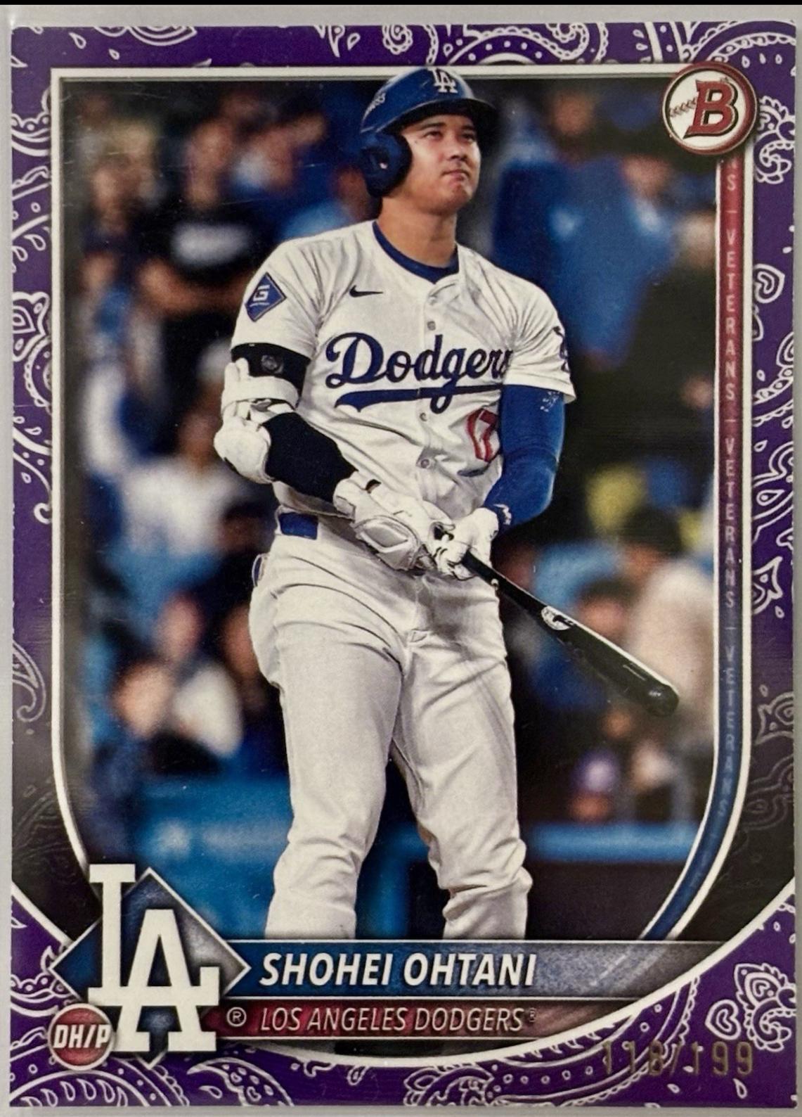 Shohei Ohtani [Purple Pattern] #17 Prices | 2025 Bowman | Baseball