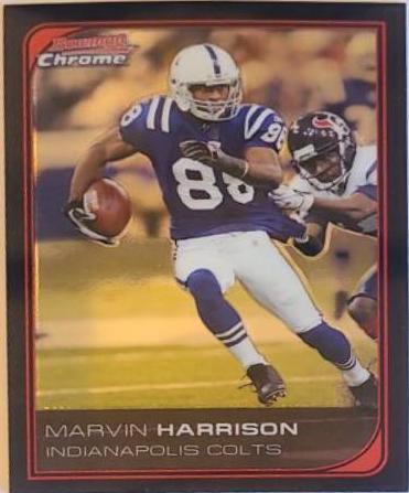 Marvin Harrison #142 Football Cards 2006 Bowman Chrome