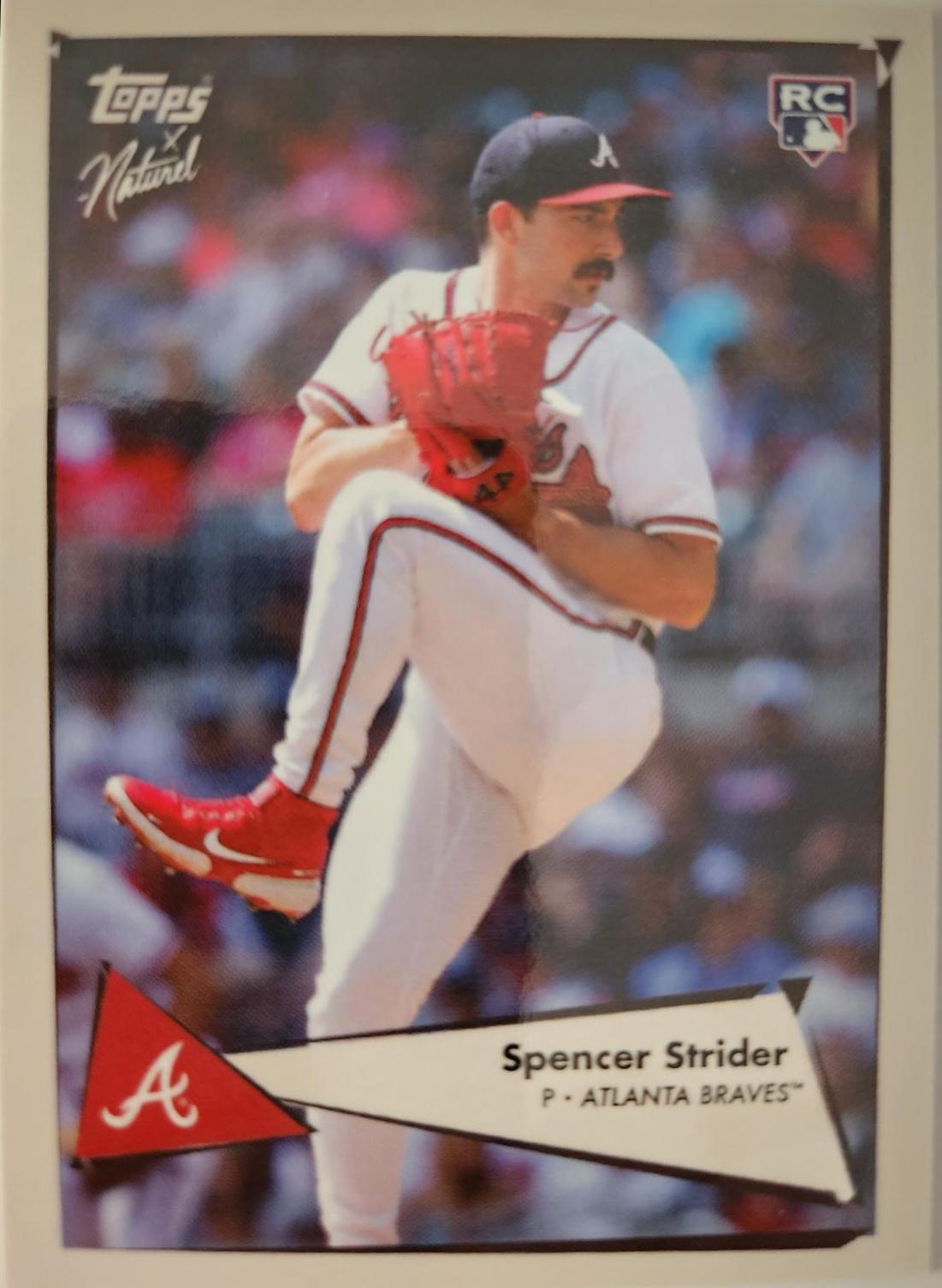 Spencer Strider #4 Baseball Cards 2022 Topps X Naturel 1952
