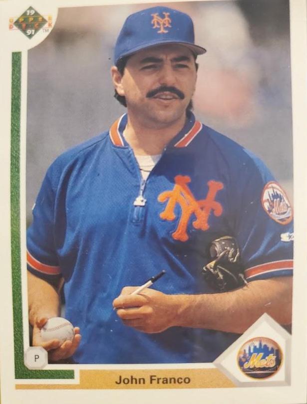 John Franco #290 Baseball Cards 1991 Upper Deck