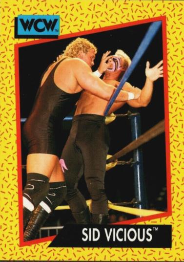 Sid Vicious #28 Wrestling Cards 1991 Impel WCW