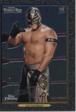 Rey Mysterio #94 Wrestling Cards 2007 Topps Heritage II Chrome WWE