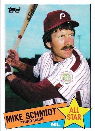 Mike Schmidt #714 Baseball Cards 1985 Topps