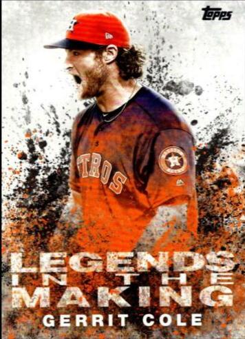 Gerrit Cole #LITM-10 Baseball Cards 2018 Topps Update Legends in the Making