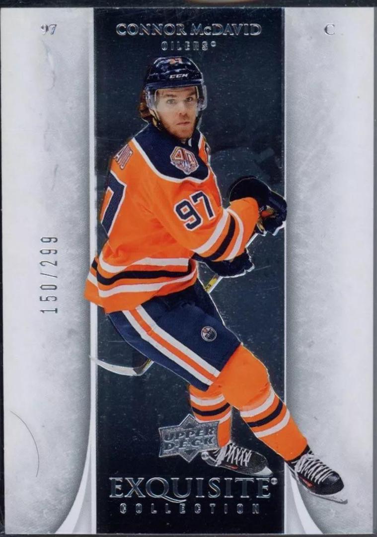 Connor McDavid #5V-CM Hockey Cards 2019 Upper Deck Black Diamond Exquisite Collection 2005-06 Retro Rookies