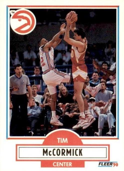 Tim McCormick #U-2 Basketball Cards 1990 Fleer Update