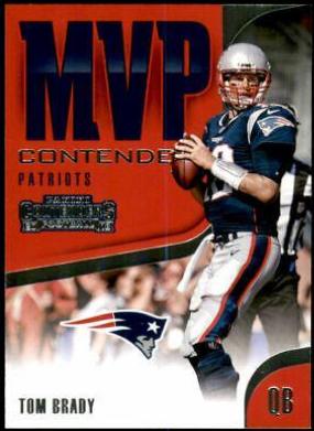 Tom Brady Football Cards 2018 Panini Contenders MVP