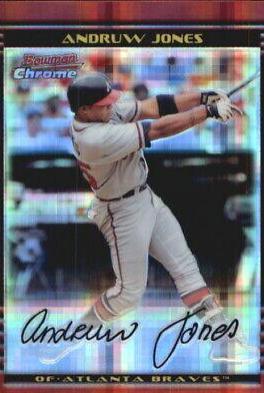 Andruw Jones #32 2002 Bowman Chrome Baseball
