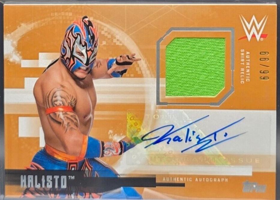 Kalisto #UAR-K Wrestling Cards 2017 Topps WWE Undisputed Autograph Relics