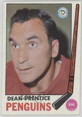 Dean Prentice #115 Hockey Cards 1969 Topps