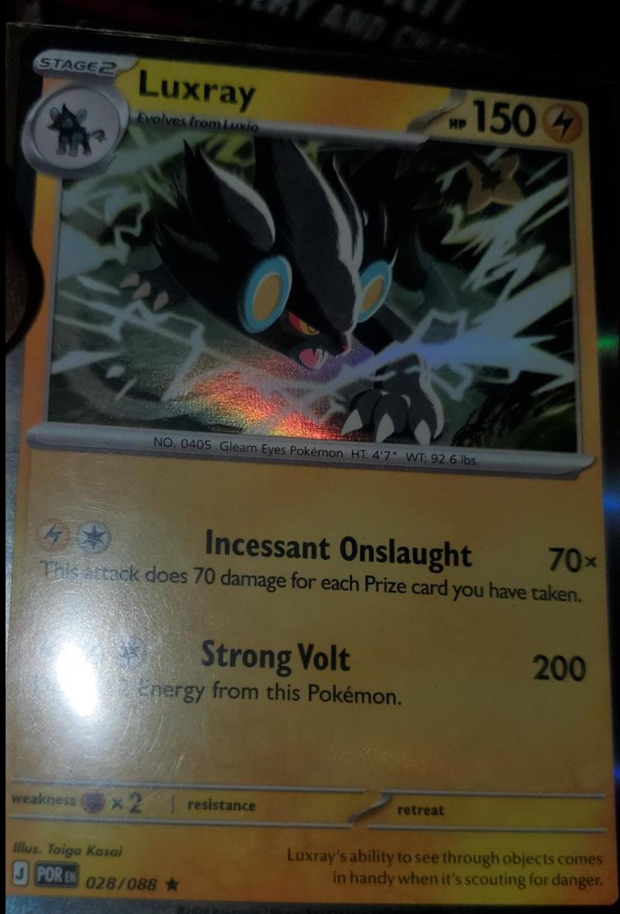Luxray [Reverse Holo] #28 Prices | Pokemon Perfect Order | Pokemon Cards