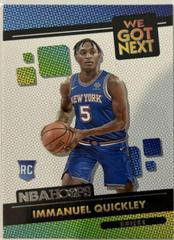 Immanuel Quickley #25 Basketball Cards 2020 Panini Hoops We Got Next Prices