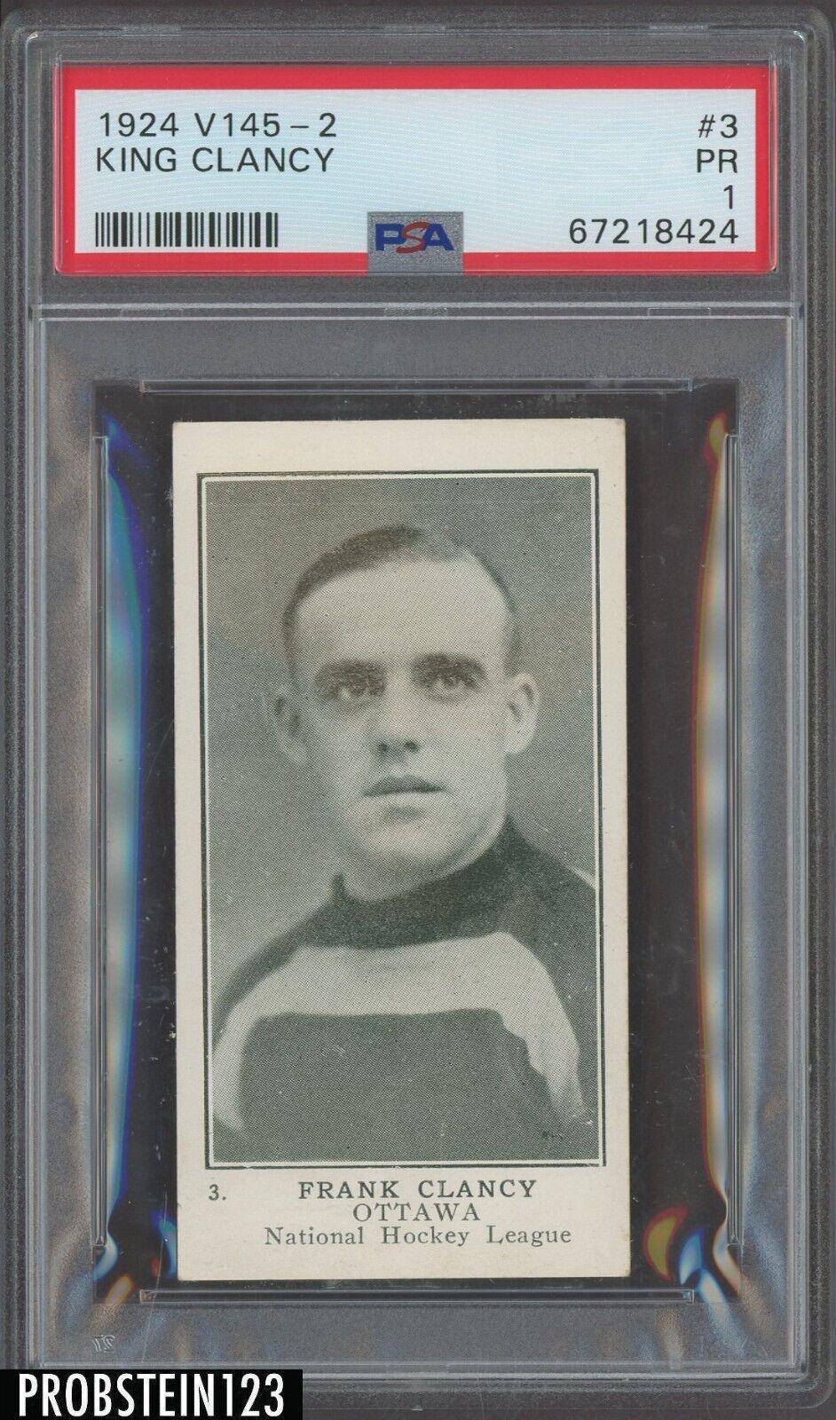 King Clancy #3 Hockey Cards 1924 V145-2