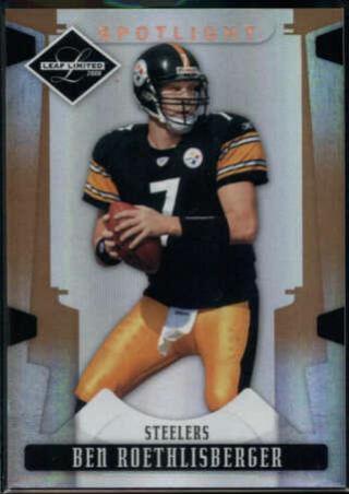 Ben Roethlisberger #77 Football Cards 2008 Leaf Limited