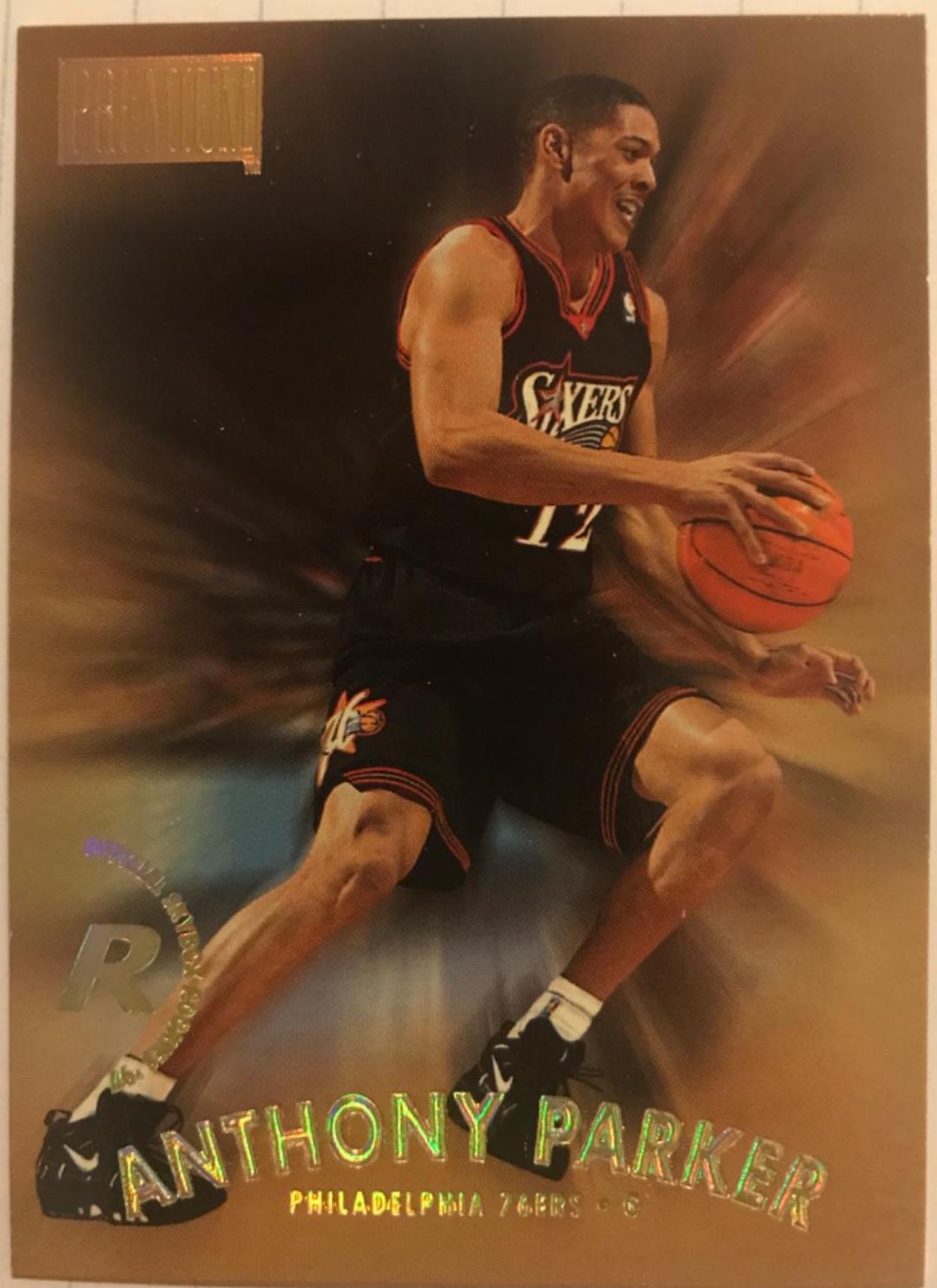 Anthony Parker #212 Basketball Cards 1997 Skybox Premium